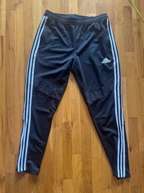 Adidas Tiro 19 Track Pants Black Slim Fit Climacool Soccer Size L